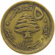 LEBANON 5 PIASTRES 1961  #a050 0309 - Lebanon