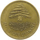 LEBANON 25 PIASTRES 1961  #s067 0055 - Líbano