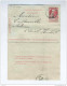 Carte-Lettre 10 C Grosse Barbe MORHET 1905 Vers Notaire ST HUBERT - Origine Manuscrite Pierlot , Fermier à SURE  - GG502 - Postbladen