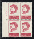 China  Stamp 1967 W4 Long Long Life To Chairman Mao 52C Blk 4Stamps OG Digital Coding - Nuovi