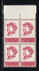 China Stamp 1967 W4 Long Long Life To Chairman Mao 52C Blk 4Stamps OG Digital Coding - Unused Stamps