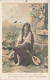 FANTAISIES - Femme - Mignon - Elle Ne Croyait Pas - Femme Assise Avec Une Mandoline - Carte Postale Ancienne - Mujeres