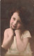 ENFANTS - Portrait D'une Petite Fille - Mimosa - Fantaisie - Colorisé - Carte Postale Ancienne - Ritratti