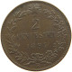 ITALY 2 CENTESIMI 1897 R UMBERTO I. 1878-1900 #c006 0041 - 1878-1900 : Umberto I.