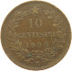 ITALY 10 CENTESIMI 1893 R UMBERTO I. 1878-1900 #s076 0573 - 1878-1900 : Umberto I.