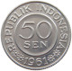 INDONESIA 50 SEN 1961  #s068 0821 - Indonésie