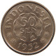 INDONESIA 50 SEN 1952  #s022 0033 - Indonesien