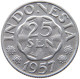 INDONESIA 25 SEN 1957  #a070 0581 - Indonesia