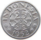 INDONESIA 25 SEN 1952  #s069 0019 - Indonesien