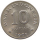 INDONESIA 10 RUPIAH 1971  #a056 0401 - Indonésie