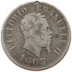 ITALY 50 CENTESIMI 1863 N Vittorio Emanuele II. 1861 - 1878 #s074 0655 - 1861-1878 : Vittoro Emanuele II