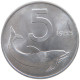 ITALY 5 LIRE 1955  #a065 0079 - 5 Lire