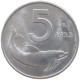 ITALY 5 LIRE 1953  #a089 0111 - 5 Lire