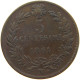 ITALY 5 CENTESIMI 1861 N Vittorio Emanuele II. 1861 - 1878 #a011 0303 - Sonstige & Ohne Zuordnung