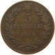 ITALY 5 CENTESIMI 1862 N Vittorio Emanuele II. 1861 - 1878 #s075 0379 - Altri & Non Classificati