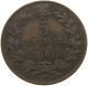 ITALY 5 CENTESIMI 1861 M Vittorio Emanuele II. 1861 - 1878 #c080 0363 - Altri & Non Classificati