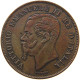 ITALY 5 CENTESIMI 1861 M Vittorio Emanuele II. 1861 - 1878 #a031 0121 - Andere & Zonder Classificatie