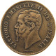 ITALY 5 CENTESIMI 1861 M Vittorio Emanuele II. 1861 - 1878 #a032 0059 - Andere & Zonder Classificatie