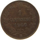 ITALY CENTESIMO 1900 R UMBERTO I. 1878-1900 #c050 0071 - 1878-1900 : Umberto I