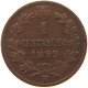 ITALY CENTESIMO 1899 R UMBERTO I. 1878-1900 #a015 0133 - 1878-1900 : Umberto I.