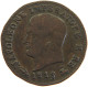 ITALY STATES NAPOLEON I. CENTESIMO 1813 V DATE ERROR Napoleon I. (1804-1814, 1815) #t016 0383 - Napoleoniche