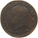 ITALY STATES NAPOLEON I. CENTESIMO 1811 B Napoleon I. (1804-1814, 1815) #t149 0311 - Napoleonic