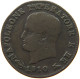 ITALY STATES NAPOLEON I. CENTESIMO 1810 V Napoleon I. (1804-1814, 1815) #t144 0907 - Napoléonniennes