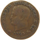 ITALY STATES NAPOLEON I. CENTESIMO 1809 M Napoleon I. (1804-1814, 1815) #t016 0381 - Napoleonic