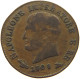 ITALY STATES NAPOLEON I. CENTESIMO 1808 V Napoleon I. (1804-1814, 1815) #c083 0549 - Napoleoniche