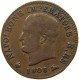 ITALY STATES NAPOLEON I. CENTESIMO 1808 M Napoleon I. (1804-1814, 1815) #t144 0897 - Napoleonic