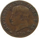 ITALY STATES NAPOLEON I. CENTESIMO 1810/00 M Napoleon I. (1804-1814, 1815) #t144 0869 - Napoleónicas