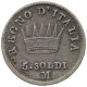 ITALY STATES NAPOLEON I. 5 SOLDI 1812 M Napoleon I. (1804-1814, 1815) DATE ERROR #t144 0371 - Napoleontisch