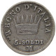 ITALY STATES NAPOLEON I. 5 SOLDI 1812 M Napoleon I. (1804-1814, 1815) DATE ERROR #t144 0371 - Napoleonic
