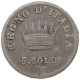 ITALY STATES NAPOLEON I. 5 SOLDI 1810 M Napoleon I. (1804-1814, 1815) #t138 0247 - Napoleonic