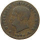 ITALY STATES NAPOLEON I. 3 CENTESIMI 1809 M Napoleon I. (1804-1814, 1815) #t144 0863 - Napoleoniche