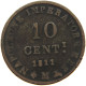 ITALY STATES NAPOLEON I. 10 CENTESIMI 1811 M Napoleon I. (1804-1814, 1815) #s078 1033 - Napoleonische