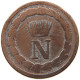 ITALY STATES NAPOLEON I. 10 CENTESIMI 1813 M Napoleon I. (1804-1814, 1815) #a004 0181 - Napoleonic