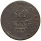 ITALY STATES NAPOLEON I. 10 CENTESIMI 1809 Napoleon I. (1804-1814, 1815) #c032 0391 - Napoleonische