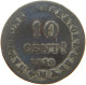 ITALY STATES NAPOLEON I. 10 CENTESIMI 1810 M Napoleon I. (1804-1814, 1815) #t072 0425 - Napoleoniche