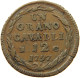 ITALY STATES NAPLES GRANO 1797 FERNANDO IV. VERY RARE #t100 0069 - Naples & Sicile