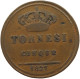 ITALY STATES NAPLES 5 TORNESI 1827  #t069 0587 - Naples & Sicile