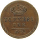 ITALY STATES NAPLES 2 TORNESI 1852  #t107 0069 - Napels & Sicilië