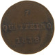 ITALY STATES TUSCANY QUATTRINO 1838 Leopoldo II Di Lorena (1824-1859) #t016 0317 - Tuscan