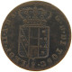 ITALY STATES TUSCANY QUATTRINO 1844 Leopoldo II Di Lorena (1824-1859) #t017 0027 - Toscane