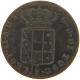 ITALY STATES TUSCANY QUATTRINO 1844 Leopoldo II Di Lorena (1824-1859) #t017 0027 - Tuscan