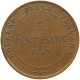 ITALY STATES TUSCANY 5 CENTESIMI 1859  #c046 0113 - Tuscan