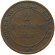 ITALY STATES TUSCANY 2 CENTESIMI 1859  #t057 0139 - Tuscan