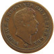 ITALY STATES SICILY MEZZO TORNESE 1853 Ferdinando II Di Borbone (1830-1859) OFF-CENTER #t016 0321 - Sicilia