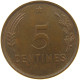 LUXEMBOURG 5 CENTIMES 1930 Charlotte (1919-1964) #a085 0741 - Luxembourg