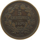 LUXEMBOURG 5 CENTIMES 1870 Willem III. 1849-1890 #s001 0301 - Luxembourg